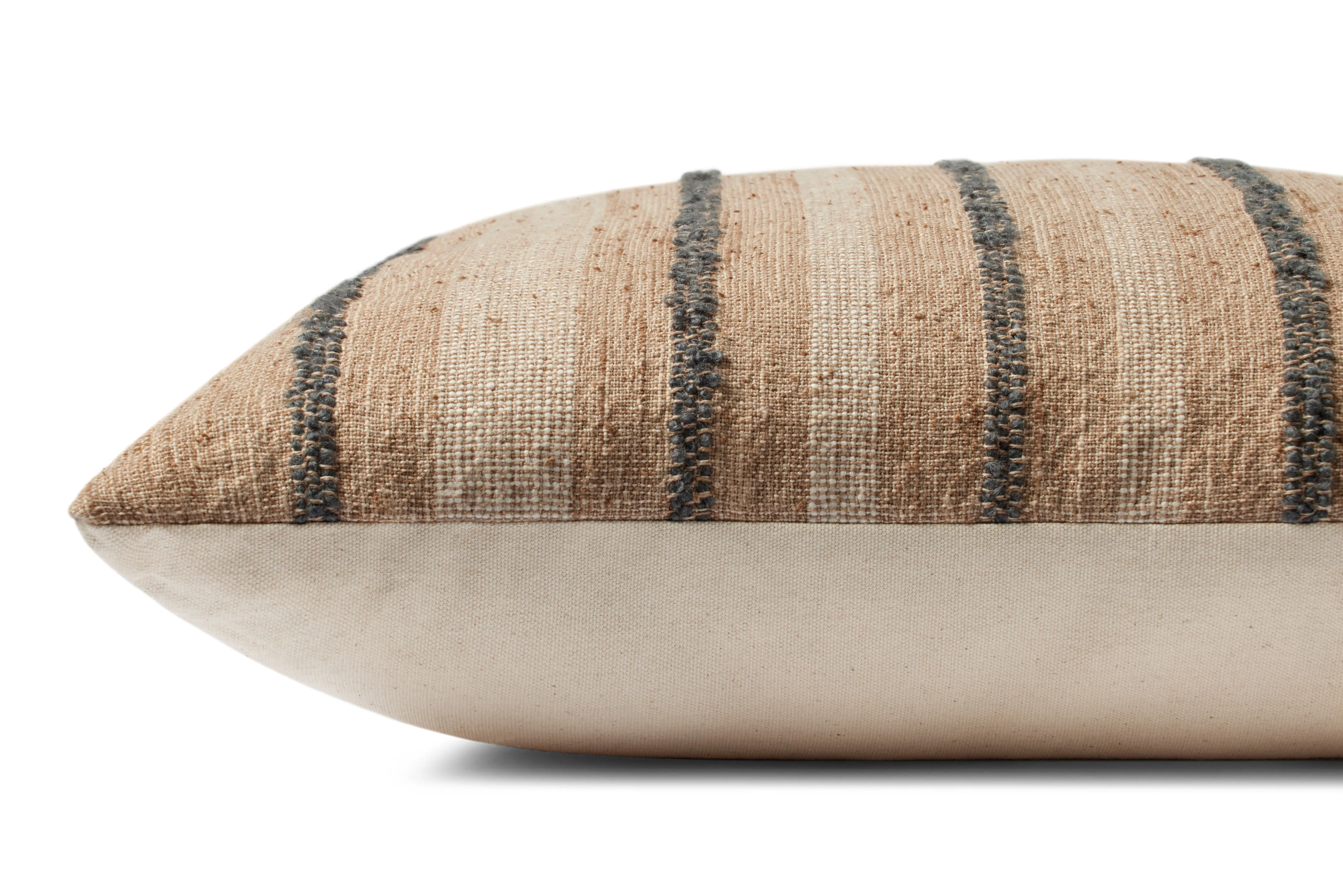 Amber Lewis x Loloi Elowen Natural Blue Pillow