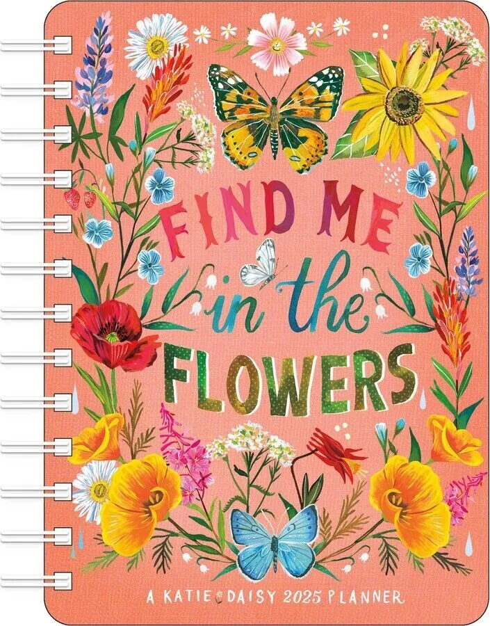 Amber Lotus Katie Daisy 2025 Weekly Planner Calendar