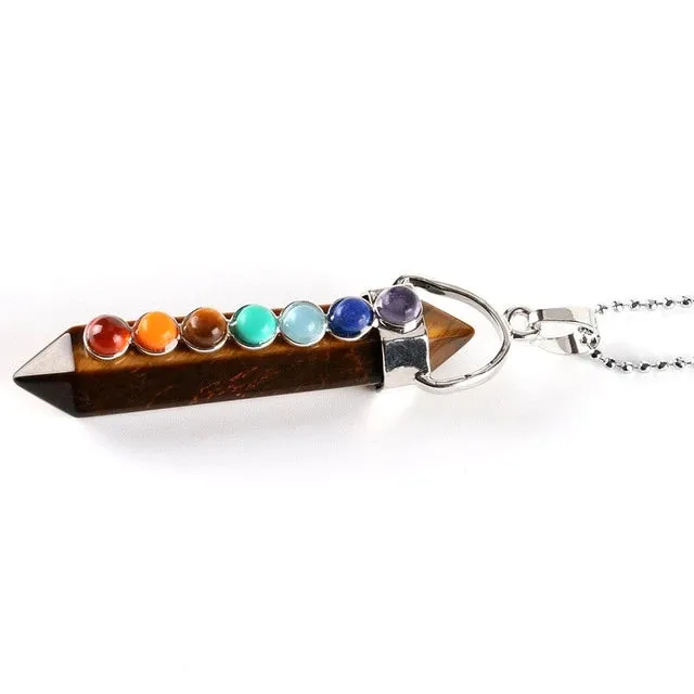 Chakra Quartz Pendant