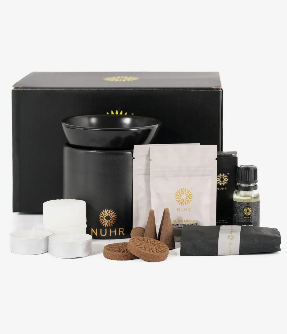 Multipurpose Burner Oud and Amber Starter Gift Set
